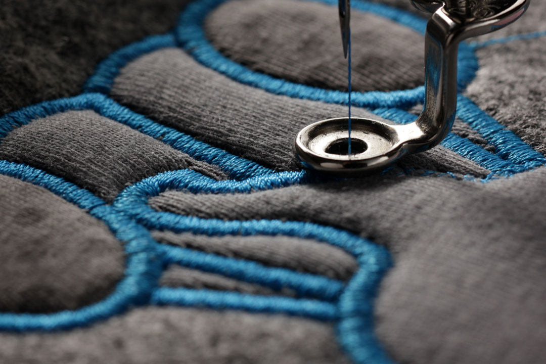 apparel manufacturing with embroidery
